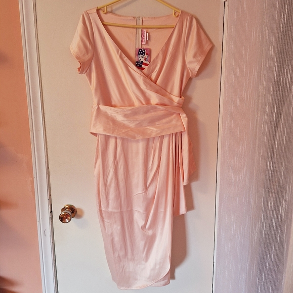 Satin Cocktail Dress - Picture 1 of 1